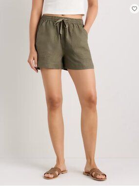 Quince 100% European Linen Shorts